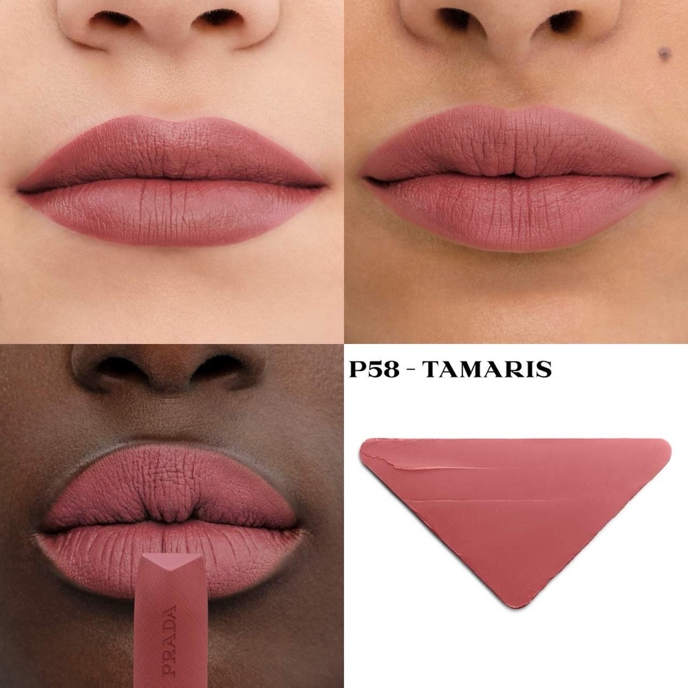 NEW Prada Monochrome Hyper Matte Lipstick in shade: P58 TAMARIS - Picture 4 of 5